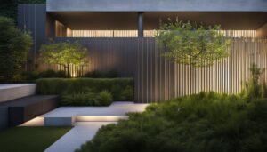 Aménagement extérieur,aménagement,extérieur palissade beton jardin